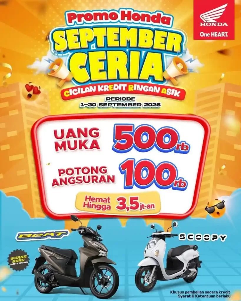 Promo Kredit Motor Honda Pasuruan Sekitarnya