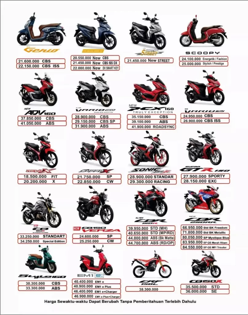 Brosur-Promo-Harga-Dealer-Motor-Honda-Pasuruan